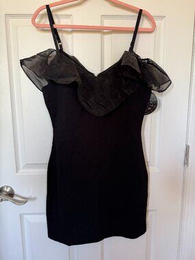 chinese dress ladies Widow Sheer Fishnet Slip Dress main image 1